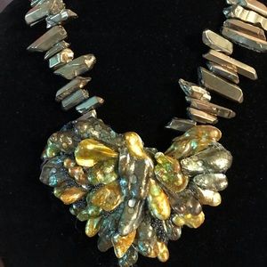 Handcrafted one-of-a-kind necklace.